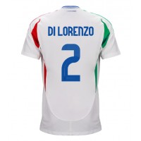 Fotballdrakt Herre Italia Giovanni Di Lorenzo #2 Bortedrakt EM 2024 Kortermet